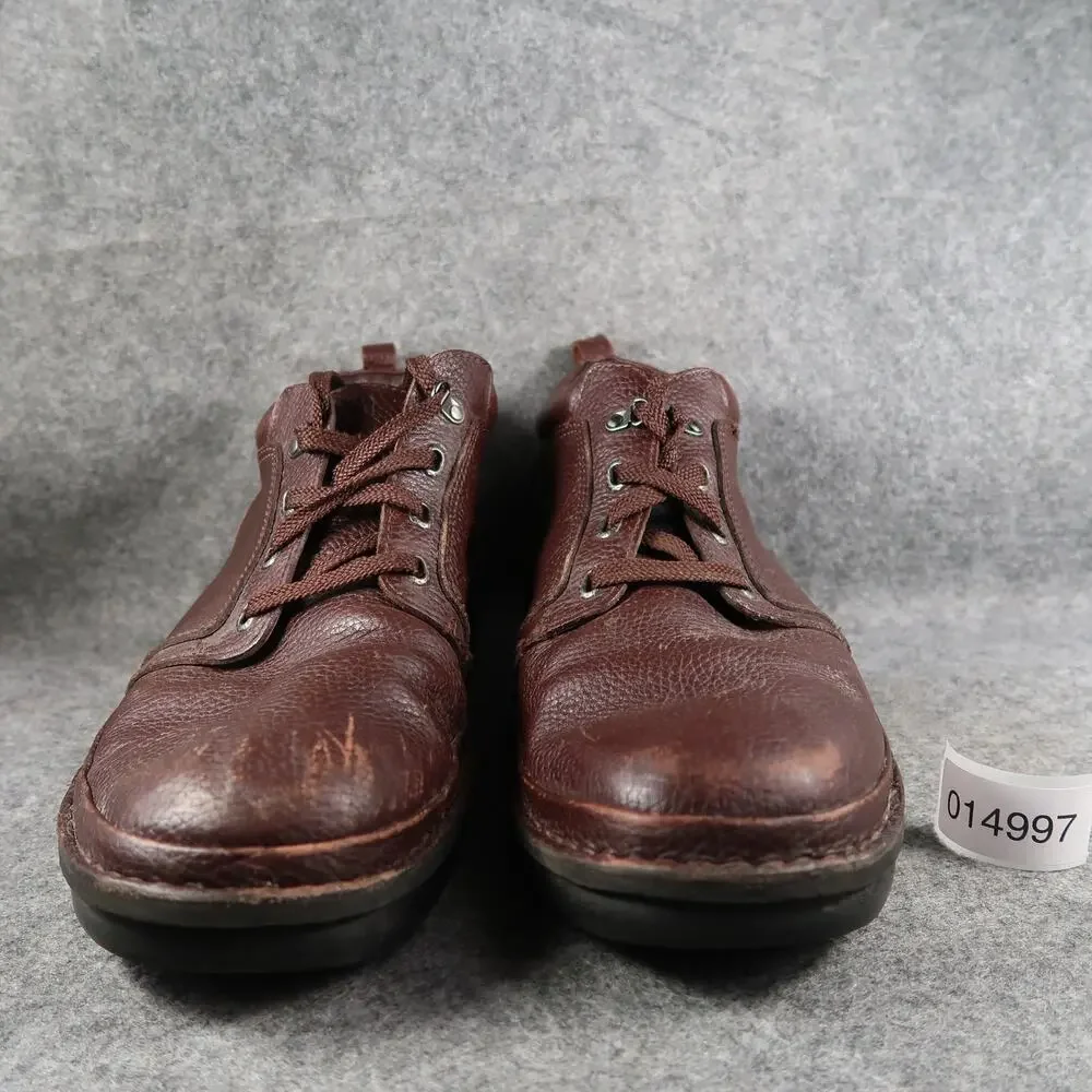 Propet Shoes Mens 13 5E Wide Casual Comfort Village Walker Brown Leather Oxford